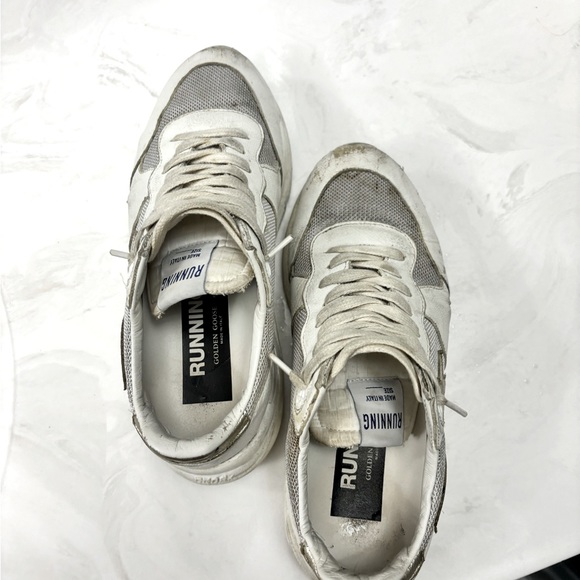 GOLDEN GOOSE - SIZE 35 - WHITE RUNNERS - Picture 8 of 9